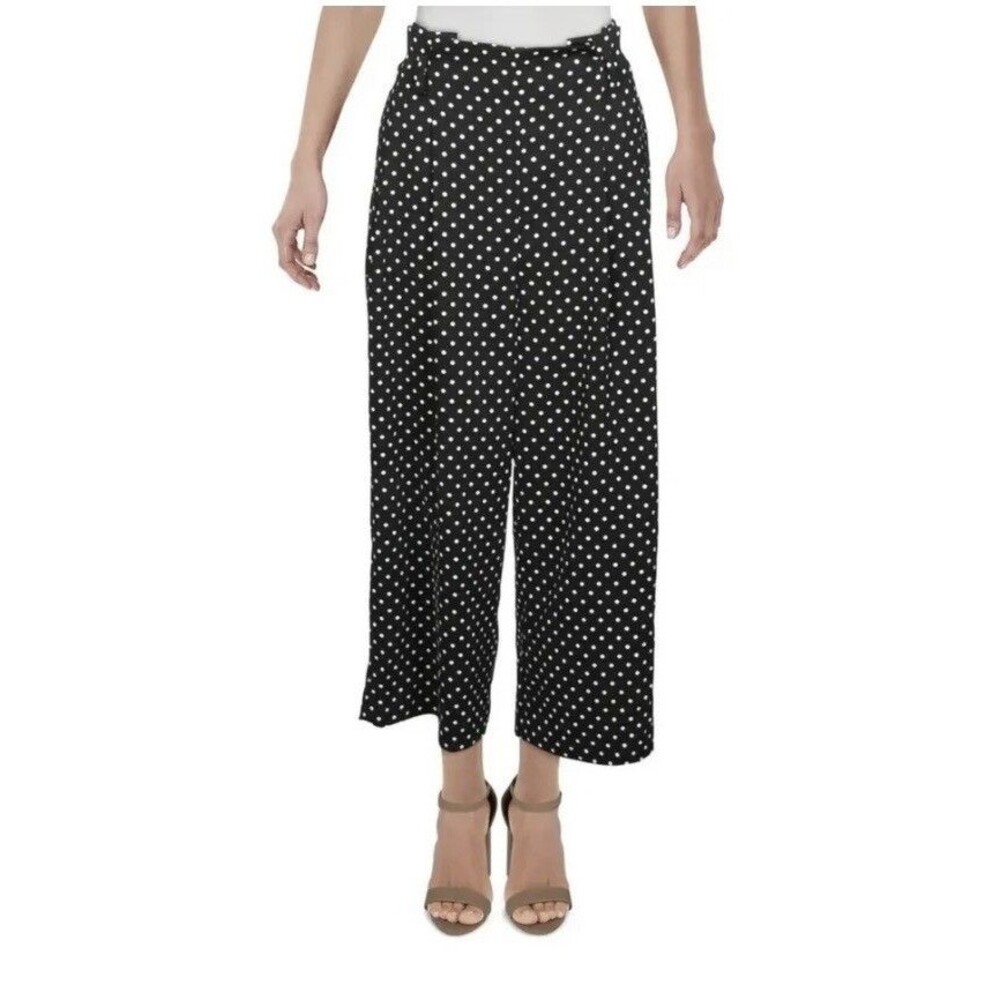 Laundry‎ By Shelli Segal Women's Pants Wide Leg Black Size 8